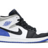 Air Jordan 1 Mid SE 'Royal Black Toe' Revered Footwear