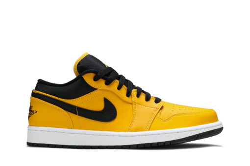 Air Jordan 1 Low 'University Gold Black' Signature Footwear