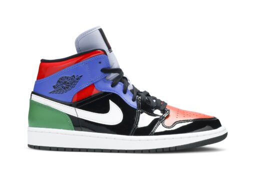 Air Jordan 1 Mid SE 'Multi Patent' Signature Footwear