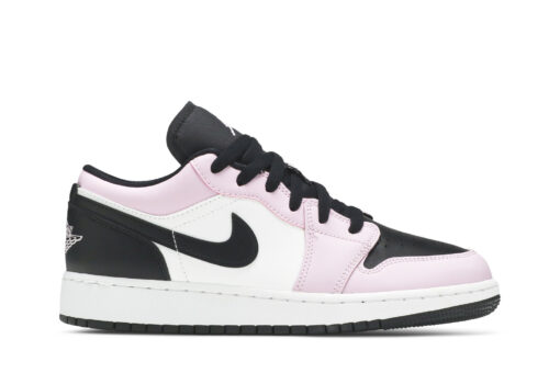 Air Jordan 1 Low GS 'Light Arctic Pink' Unfading Sneaker