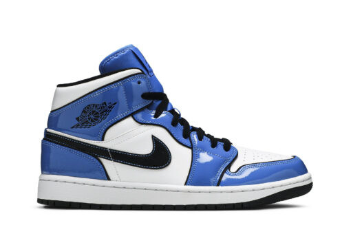 Air Jordan 1 Mid SE 'Signal Blue' Unfading Sneaker