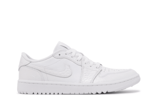 Air Jordan 1 Low Golf 'White Crocodile' Classic Kicks