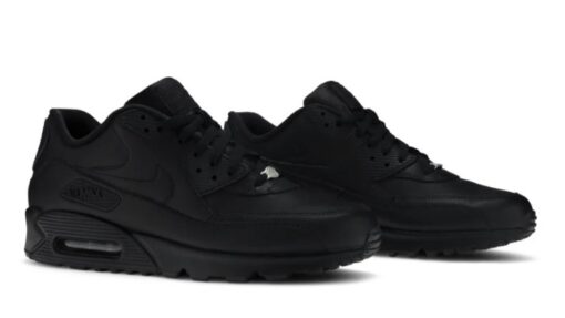 Air Max 90 Leather 'Black' Iconic Sneaker