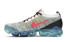 Air VaporMax Flyknit 3 Turquoise Crimson Signature Footwear