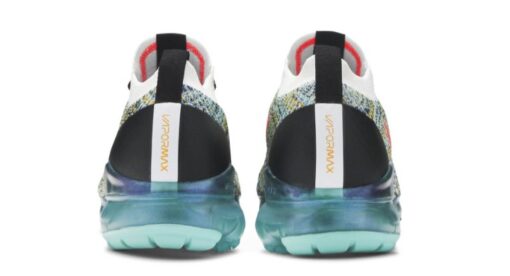 Air VaporMax Flyknit 3 Turquoise Crimson Signature Footwear