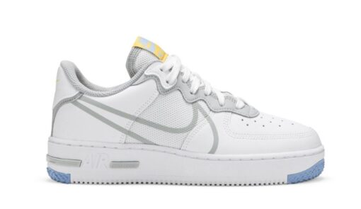 Air Force 1 React 'Smoke Grey Gold' Iconic Sneaker