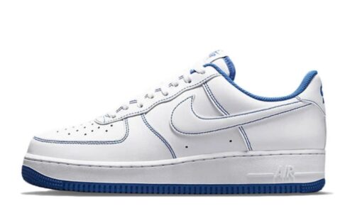 Air Force 1 White Game Royal Stitch Classic Kicks