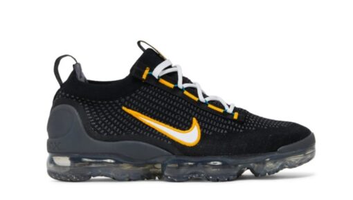 Air VaporMax 2021 Flyknit Black University Gold Signature Footwear