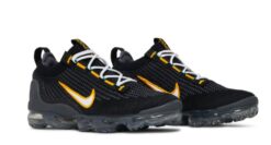 Air VaporMax 2021 Flyknit Black University Gold Signature Footwear