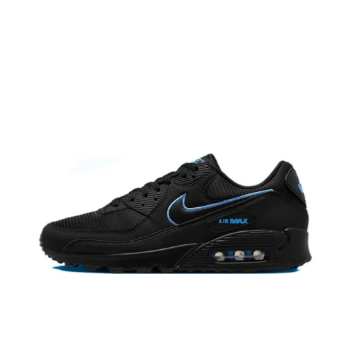 Air Max 90 Black University Blue Iconic Sneaker