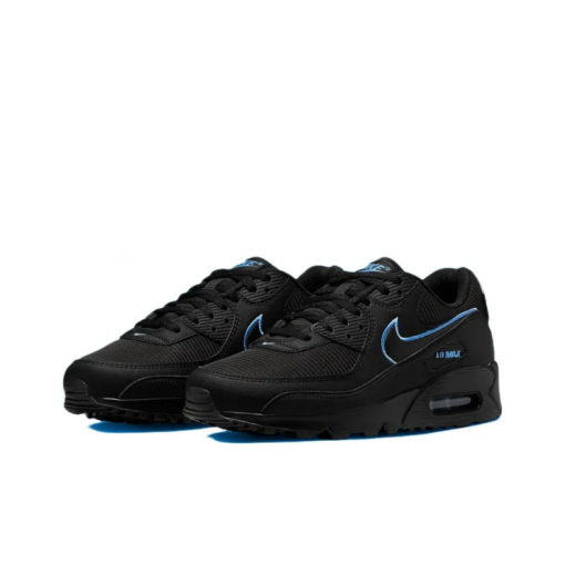 Air Max 90 Black University Blue Iconic Sneaker