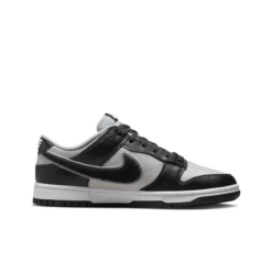 Dunk Low Chenille Swoosh Black Grey Unfading Sneaker