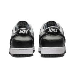 Dunk Low Chenille Swoosh Black Grey Unfading Sneaker