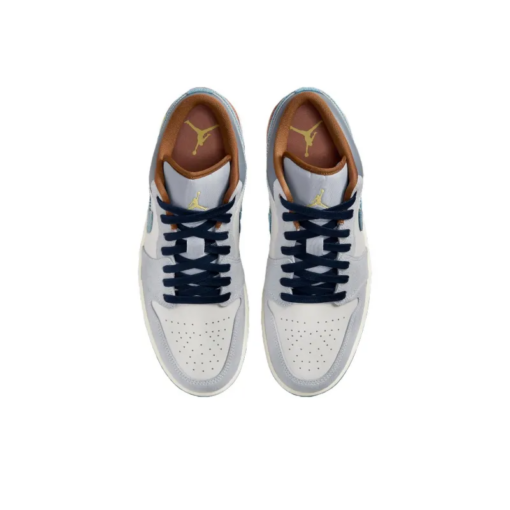 Air Jordan 1 Low Se 'repaired Denim Swoosh' Unfading Sneaker