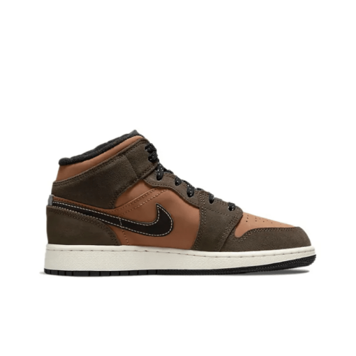 Air Jordan 1 Mid SE Dark Chocolate Iconic Sneaker