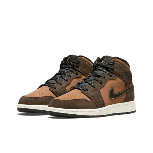 Air Jordan 1 Mid SE Dark Chocolate Iconic Sneaker