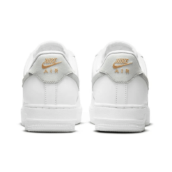 Air Force 1 Low White Grey Gold Signature Footwear