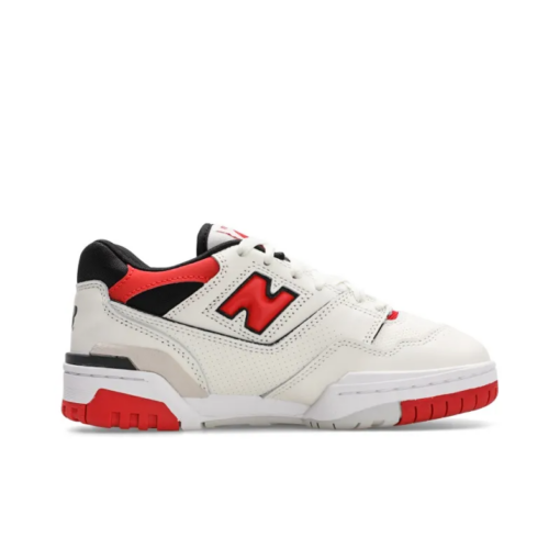New Balance 550 Sea Salt True Red Classic Kicks