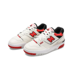 New Balance 550 Sea Salt True Red Classic Kicks