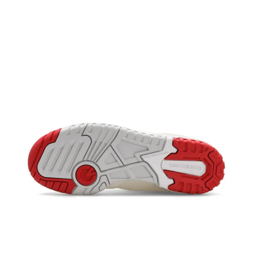 New Balance 550 Sea Salt True Red Classic Kicks